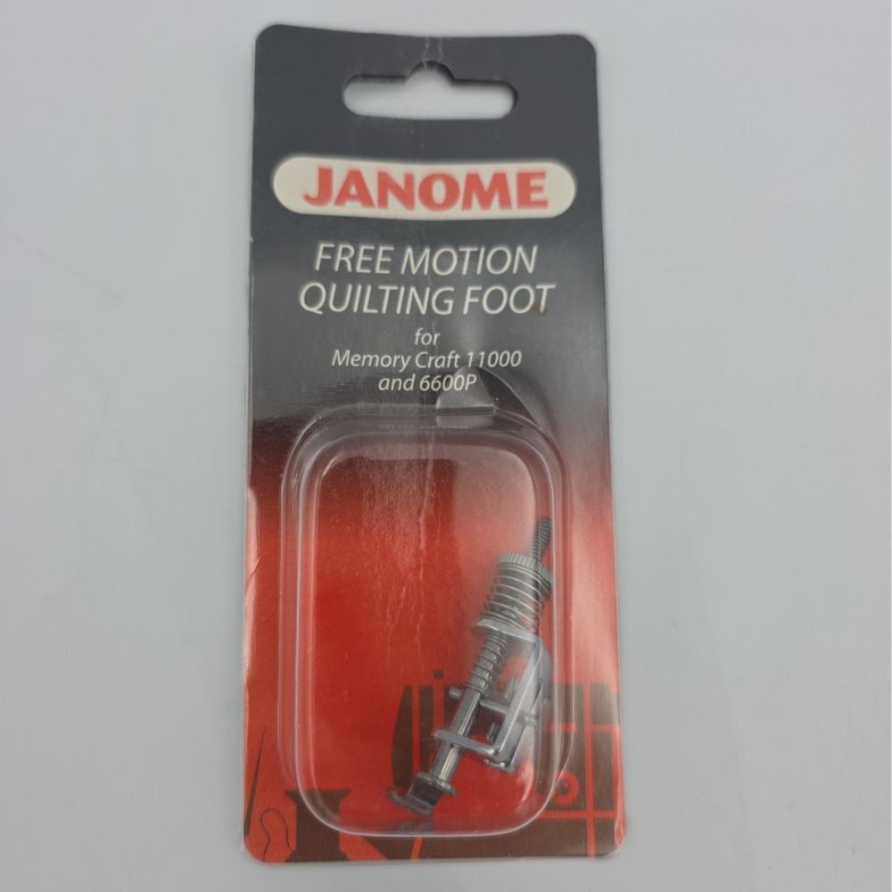 Janome Sewing Machine Free Motion Quilt Foot for 11000 6600P High Shank 7mm New